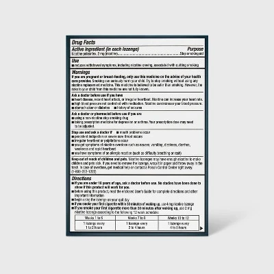 Up & Up 2mg Mini Coated Lozenge Mint - 80ct - Up&up™ 4 Up & Up 2mg Mini Coated Lozenge Mint - 80ct - Up&up™ - Image 2