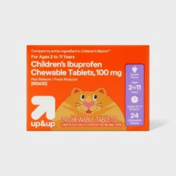 Up & Up Junior Strength Ibuprofen (NSAID) Pain Reliever & Fever Reducer Chewable Tablets - Grape - 24ct - Up&up™ -Up&Up GUEST 7cee5660 6fc7 4bfe 87da 072f934e9647