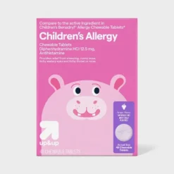Up & Up Children's Allergy Relief Chewable Tablet - Grape - Diphenhydramine HCl - 48ct - Up&up™ -Up&Up GUEST 802ff08d 9371 49bc 9869 b922d7b2a0eb
