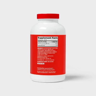 Up & Up Calcium + Vitamin D3 Tablets - 500ct - Up&up™ 4 Up & Up Calcium + Vitamin D3 Tablets - 500ct - Up&up™ - Image 2