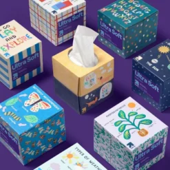 Up & Up Ultra Soft Facial Tissue - Back-to-School Designs - Up&up™ -Up&Up GUEST 84efcece f123 48c0 8295 3e11f8aa0d43
