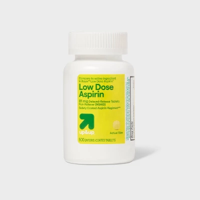 Up & Up Aspirin (NSAID) Pain Reliever Enteric Safety-Coated Tablets - 500ct - Up&up™ 6 Up & Up Aspirin (NSAID) Pain Reliever Enteric Safety-Coated Tablets - 500ct - Up&up™ - Image 4