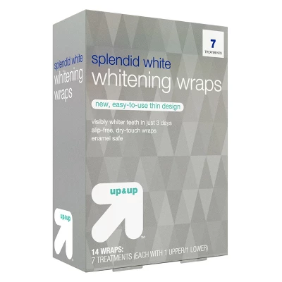 Splendid White Teeth Whitening Wraps 7-Day Treatment - 14ct - Up & Up™ 4 Splendid White Teeth Whitening Wraps 7-Day Treatment - 14ct - Up & Up™ - Image 2