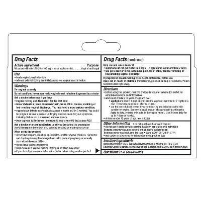 Up & Up Miconazole Vaginal Antifungal Cream 7 Day Treatment - 1.5oz - Up&up™ 7 Up & Up Miconazole Vaginal Antifungal Cream 7 Day Treatment - 1.5oz - Up&up™ - Image 5