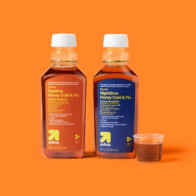 Up & Up Day And Night Severe Cold & Flu Medicine Liquid - Honey - 24 Fl Oz - Up&up™ 3 Up & Up Day And Night Severe Cold & Flu Medicine Liquid - Honey - 24 Fl Oz - Up&up™
