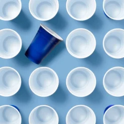 Disposable Blue Plastic Cups - 72ct/18oz - Up & Up™