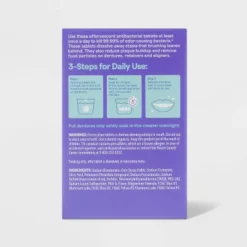 Up & Up Denture And Retainer Tablets - Mint - 120ct - Up&up™ -Up&Up GUEST 97c4babc e81b 4b7a 8164 bde78be86f77