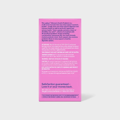 Up & Up Women's Optimal Health Probiotic For Vaginal Immune And Digestive Support Capsules - 30ct - Up&up™ 4 Up & Up Women's Optimal Health Probiotic For Vaginal Immune And Digestive Support Capsules - 30ct - Up&up™ - Image 2