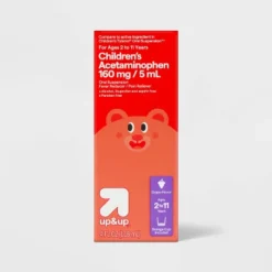 Up & Up Children's Acetaminophen Pain Reliever & Fever Reducer Liquid - Grape - 4oz - Up&up™ -Up&Up GUEST aa4a63cb d6ca 4219 9642 e1a438a78c18