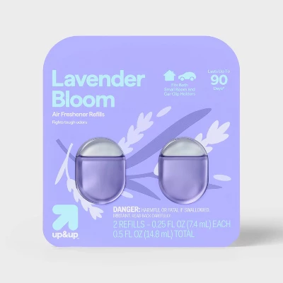 Up & Up Small Room And Car Clip Refills - Lavender Bloom - 0.5oz/2ct - Up&up™ 5 Up & Up Small Room And Car Clip Refills - Lavender Bloom - 0.5oz/2ct - Up&up™ - Image 3