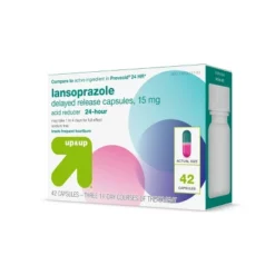 Lansoprazole 15mg Acid Reducer Delayed Release Capsules - 42ct - Up & Up™ -Up&Up GUEST b0c0263c ce4a 49a6 b07e 555f424026da