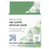 Up & Up Advanced Nail Polish Remover Pads - 10ct - Up&up™