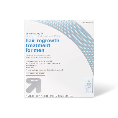 Extra Strength Minoxidil Hair Regrowth Treatment For Men - 2 Fl Oz Each - Up & Up™ 7 Extra Strength Minoxidil Hair Regrowth Treatment For Men - 2 Fl Oz Each - Up & Up™ - Image 5