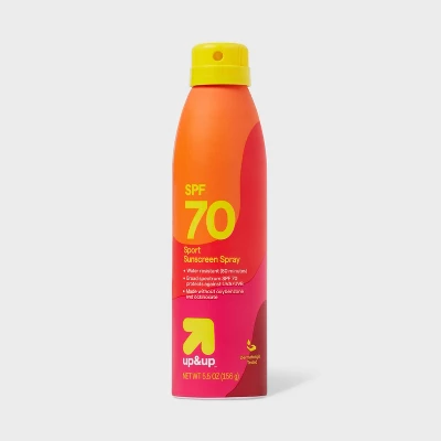 Up & Up Sport Sunscreen Spray - SPF 70 - 5.5oz - Up&up™ 7 Up & Up Sport Sunscreen Spray - SPF 70 - 5.5oz - Up&up™ - Image 5