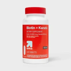 Up & Up Biotin With Keratin Dietary Supplement Tablets - 120ct - Up&up™ -Up&Up GUEST b47dddab 4f5c 4bca b91d 7a548b9b365a