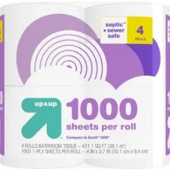 1000 Sheets Per Roll Toilet Paper - Up & Up™ -Up&Up GUEST b9d6f72a 36dd 45df a800 8f18b34990fd