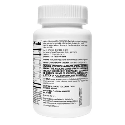Up & Up Women's 50+ Multivitamin Dietary Supplement Tablets- 100ct - Up&up™ 4 Up & Up Women's 50+ Multivitamin Dietary Supplement Tablets- 100ct - Up&up™ - Image 2