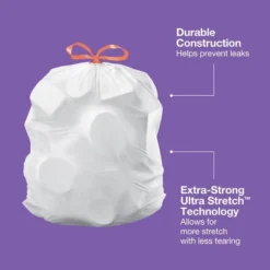 Up & Up UltraStretch Tall Kitchen Drawstring Trash Bags - Lavender Scent - 13gal - Up&up™ 10 Up & Up UltraStretch Tall Kitchen Drawstring Trash Bags - Lavender Scent - 13gal - Up&up™ -Up&Up GUEST c592f008 c989 4ded 8831 cfb89a771afc