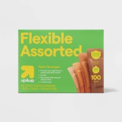 Up & Up Assorted Skin Tone Flexible Bandages - 100ct - Up&up™ -Up&Up GUEST c5a6544b 2caa 4dc0 80e9 cff04de3d89e