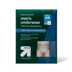 Incontinence Underwear For Men - Up & Up™ -Up&Up GUEST c8f111de 5db5 46f2 80b5 f98a0ca1fd9b