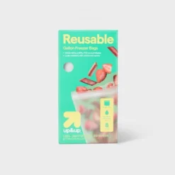 Up & Up Reusable Bag - Gallon Freezer - 8pk - Up&up™ -Up&Up GUEST ca24151f 68c2 4ccc a215 8923c1e60051