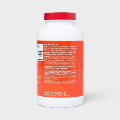 Up & Up Vitamin E 1000 IU (450 Mg) Dl-Alpha For Antioxidant Support Softgels - 200ct - Up&up™ 5 Up & Up Vitamin E 1000 IU (450 Mg) Dl-Alpha For Antioxidant Support Softgels - 200ct - Up&up™ - Image 3