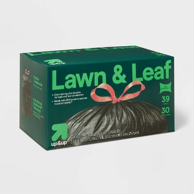 Up & Up Extra-Strong Lawn And Leaf Drawstring Trash Bags - 39gal/30ct - Up&up™ 4 Up & Up Extra-Strong Lawn And Leaf Drawstring Trash Bags - 39gal/30ct - Up&up™ - Image 2