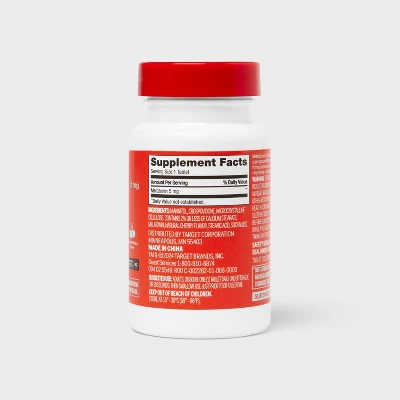 Up & Up Melatonin Quick Dissolve Tablets - Cherry Flavor - 90ct - Up&up™ 4 Up & Up Melatonin Quick Dissolve Tablets - Cherry Flavor - 90ct - Up&up™ - Image 2