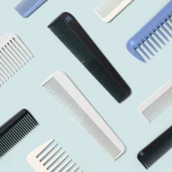 Up & Up Dressing Styling Combs - 2pc - Black And Gray - Up&up™