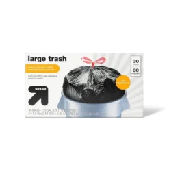 Large Drawstring Trash Bags - 30 Gallon - Up & Up™ -Up&Up GUEST d31a3e47 fe0e 45f6 8d2c a59613c3001c