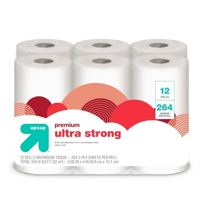 Premium Ultra Strong Toilet Paper - Up & Up™ 6 Premium Ultra Strong Toilet Paper - Up & Up™ - Image 4