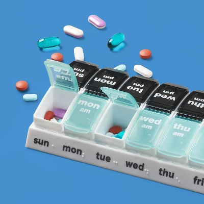 Up & Up 7-Day Pill Planner - Up&up™ (Color May Vary) 3 Up & Up 7-Day Pill Planner - Up&up™ (Color May Vary)