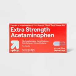 Up & Up Acetaminophen Extra Strength Pain Reliever + Fever Reducer Quick Release Gelcaps - Up&up™ -Up&Up GUEST d63531da bc4d 43b5 9675 3a5f25c6e95b