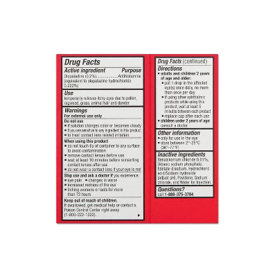 Up & Up Once Daily Eye Allergy Itch Relief Eye Drops - Up&up™ 4 Up & Up Once Daily Eye Allergy Itch Relief Eye Drops - Up&up™ - Image 2