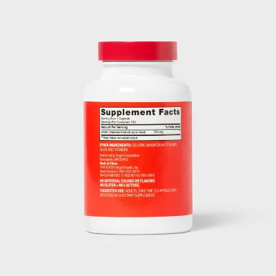 Up & Up GABA Dietary Supplements - 750mg Capsule - 100ct - Up&up™ 4 Up & Up GABA Dietary Supplements - 750mg Capsule - 100ct - Up&up™ - Image 2
