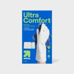 Up & Up Durable Ultra Comfort Latex-Free Reusable Gloves - Up&up™ -Up&Up GUEST dd2255a9 063f 4ad8 b1dc cff9970468ec