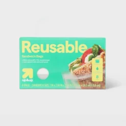 Up & Up Reusable Bag - Sandwich - 8pk - Up&up™ -Up&Up GUEST e360d090 ef18 445d 9ec5 112b376d6480