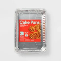 Up & Up Foil Cake Pan Aluminum Disposable Bakeware - 2ct - Up&up™ -Up&Up GUEST e3a45285 5a34 4643 9900 039491cc4bab