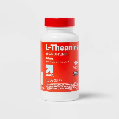 Up & Up L-Theanine 100mg Capsules - 100ct - Up&up™ 6 Up & Up L-Theanine 100mg Capsules - 100ct - Up&up™ - Image 4