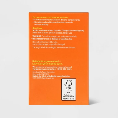 Up & Up Strong-Strips Flexible Fabric Bandages - Up&up™ 4 Up & Up Strong-Strips Flexible Fabric Bandages - Up&up™ - Image 2