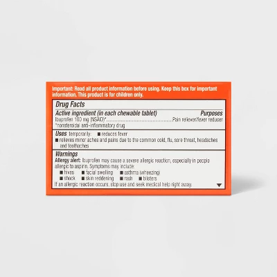 Up & Up Ibuprofen Children's Chewables (NSAID) - 48ct - Up&up™ 4 Up & Up Ibuprofen Children's Chewables (NSAID) - 48ct - Up&up™ - Image 2