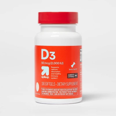 Up & Up Vitamin D3 Dietary Supplement Softgels - Up&up™ 6 Up & Up Vitamin D3 Dietary Supplement Softgels - Up&up™ - Image 4