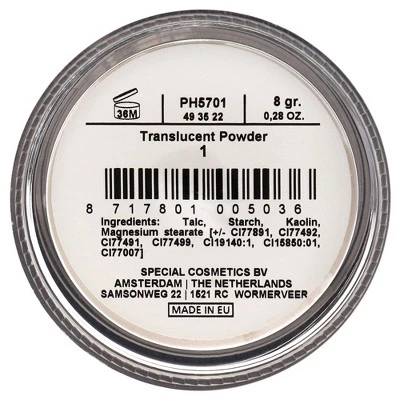 Translucent Powder - 1 By Make-Up Studio For Women 0.28 Oz Powder 4 Translucent Powder - 1 By Make-Up Studio For Women 0.28 Oz Powder - Image 2