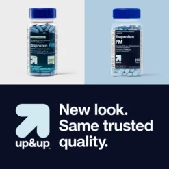 Up & Up Ibuprofen (NSAID) PM Extra Strength Pain Reliever/Nighttime Sleep-Aid Caplets - Up&up™ -Up&Up GUEST ee134439 82a3 4585 9f0c 5b54d5090ff4