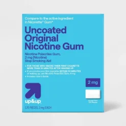 Up & Up Nicotine 2mg Gum Stop Smoking Aid - Original Flavor - Up&up™ -Up&Up GUEST f0ced01d 9804 4f4d 8d9a e1347ecf55c7