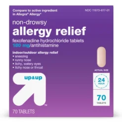 Fexofenadine Hydrochloride Allergy Relief Tablets - Up & Up™ 14 Fexofenadine Hydrochloride Allergy Relief Tablets - Up & Up™ -Up&Up GUEST f3a5eb23 beb2 42e7 9cef b769bd0fc27e