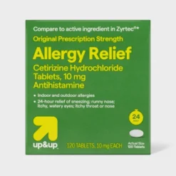 Up & Up Cetirizine Hydrochloride Allergy Relief Tablets - Up&up™ 19 Up & Up Cetirizine Hydrochloride Allergy Relief Tablets - Up&up™ -Up&Up GUEST f5077d89 a5fe 4b3f 96c3 1b2cc2a77ffe