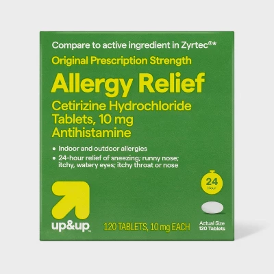 Up & Up Cetirizine Hydrochloride Allergy Relief Tablets - Up&up™ 10 Up & Up Cetirizine Hydrochloride Allergy Relief Tablets - Up&up™ - Image 8