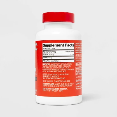 Up & Up Vitamin C 1000mg With Rose Hips Tablets - Up&up™ 4 Up & Up Vitamin C 1000mg With Rose Hips Tablets - Up&up™ - Image 2