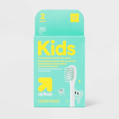 Up & Up Kids' Battery Toothbrush Replacement Heads - 2pk - Up&up™ 5 Up & Up Kids' Battery Toothbrush Replacement Heads - 2pk - Up&up™ - Image 3
